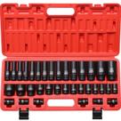 Conjunto de soquetes ZOYAKKI 35 PCS 1/2" Drive Deep & Shallow