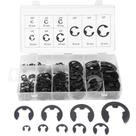 Conjunto de sortimento Boatsea 300 unidades E-Clip Circlip Alloy Steel