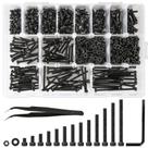 Conjunto de sortimento de parafusos K Kwokker 1023PCS Metric M3 de 4 mm a 40 mm