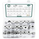 Conjunto de sortimento Fender Washers 520 unidades de aço inoxidável 304