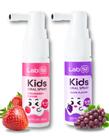 Conjunto de spray oral LAB52 Kids Cavity Repair com xilitol de 20 mL (morango e uva)