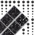 Conjunto de strass, miçangas maciças, 10.000 unidades com pinça e lápis