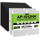 Conjunto de substituição de filtro Durabasics AP-1512HH Coway Airmega