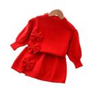 Conjunto De Suéter E Saia De Manga Longa Para Meninas, Roupas Escolares De Outono E Inverno, 2 Peças Conjunto De Suéter E Saia De Manga Longa Para Meninas, Roupas Escolares De Outono E Inverno, 2 Peças