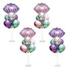 Conjunto de suporte de balão para decoração de mesa BearFun Mermaid