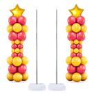 Conjunto de suporte de coluna de balão Lechay, 2 peças de 2 a 2 m de altura ajustável