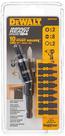 Conjunto de Suportes Pivotantes DEWALT DWPVTSET com 10 Peças de Barras de Bits