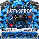 Conjunto de suprimentos de festa JiayJinx, 62 peças, tema de videogame