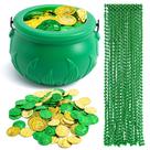 Conjunto de suprimentos de festa JOYIN St. Patrick's, 119 unidades com colar de miçangas