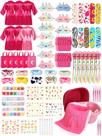 Conjunto de suprimentos para festas de spa Suhine 6 para meninas com roupões de cetim e acessórios