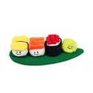 Conjunto de sushi de pelúcia Dog Toy interativo com guloseimas escondidas