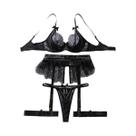 Conjunto De Sutiã E Calcinha Em Renda Sexy MUZISKAT Primavera 2025 Lingerie Tentadora Para Mulheres