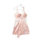 Conjunto De Sutiã Feminino Com Renda E Patchwork, Camisola Francesa De Luxo Com Decote Baixo E Alças