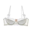 Conjunto De Sutiã Slim De Renda Francesa Para Meninas, Confortável E Respirável, Lingerie Sexy Pure