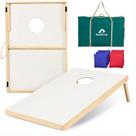 Conjunto de tábuas Cornhole Apudarmis 90x60cm com 8 pufes e estojo