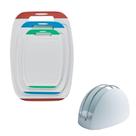 Conjunto De Tábuas De Corte - Antibacteriana - Biju - Neoflam - 4 Peças Branco