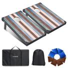 Conjunto de tabuleiro Cornhole Pennpliy 61x91 cm dobrável com 8 bolsas