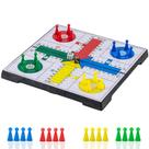 Conjunto de tabuleiro de jogo Ludo KOKOSUN Magnetic Folding Travel 24 cm