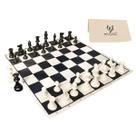 Conjunto de tabuleiro de xadrez HOLYKING 19 Tournament Cloth com bolsa