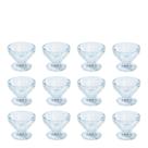 Conjunto de Taça de Sobremesa Paris 150ml 12 Peças Natural em Policarbonato Linha Profissional Cook VEM