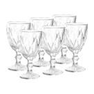 Conjunto de Taças Cristal Ecológico Diamante 330ml com 12 Peças - Bela Flor