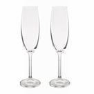 Conjunto de Taças de Champanhe de Cristal Bohemia Gastro Colibri Cristal 2 peças 220/4S032-2pç