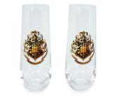 Conjunto de taças de champanhe Harry Potter Hogwarts 270 ml (conjunto de 2)