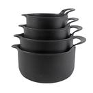 Conjunto de taças de mistura COOK WITH COLOR, antiderrapante, 4 peças de plástico
