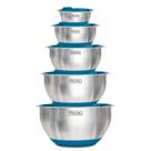 Conjunto de taças de mistura Viking Culinary em aço inoxidável 10 peças Conjunto de taças de mistura Viking Culinary em aço inoxidável 10 peças
