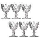 Conjunto de Taças de Vidro Diamond 6pçs Class Home