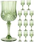 Conjunto de taças de vinho de plástico SDBALLBZ Vintage Goblets 200 mL (12 unidades)