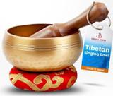 Conjunto de taças para canto tibetano Himalayan Bazaar 7 Chakra 8 cm dourado
