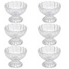 Conjunto de Taças para Sobremesa Geneva 6 Peças 125ml Vidro Transparente Wolff
