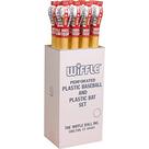 Conjunto de taco e bola WIFFLE 81 cm de plástico, 12 unidades