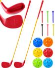 Conjunto de tacos de golfe HOTWIND 91 cm Carbon Shaft, pacote com 2 bolas