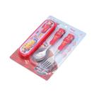 Conjunto De Talheres 3D Do Lightning McQueen Para Crianças, Garfo E Colher De Aço Inoxidável,