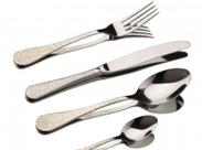 Conjunto de Talheres Aço Inox Rocco Silver 24peças - Copa&Cia Conjunto de Talheres Aço Inox Rocco Silver 24peças - Copa&Cia