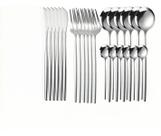 Conjunto De Talheres De Aço Luxo Inoxidável 24pcs