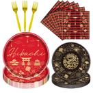 Conjunto de talheres de festa Gameza Hibachi Dragon Festival 96 unidades