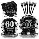 Conjunto de talheres de festa para o 60º aniversário de casamento da Grécia Conjunto de talheres de festa para o 60º aniversário de casamento da Grécia