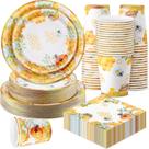 Conjunto de talheres descartáveis Pickmesh Bee Party 250 unidades