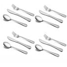 Conjunto de talheres HaWare de 12 peças em aço inoxidável para crianças