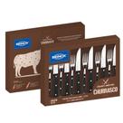 Conjunto De Talheres Jumbo Para Churrasco 12 Pecas Brinox Preto 2554 109