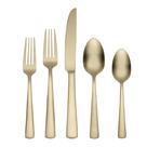 Conjunto de talheres Oneida Aptitude Champagne Satin 20 peças