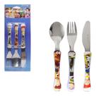 Conjunto De Talheres Personagens Infantil Garfo Faca Colher Cor Toy Story