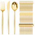 Conjunto de talheres SUT 600 peças de talheres de plástico dourado para festa