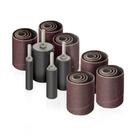 Conjunto de tambores e mangas de lixar LINE10 Tools para furadeira, pacote com 28 unidades