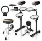 Conjunto de tambores elétricos HAMPBACK MK-0 PRO com tambores de malha de 7"