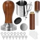 Conjunto de tampas de café Gmnuiy 51 mm 24 unidades com kit de acessórios