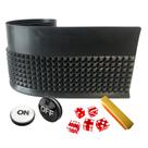 Conjunto de tampo de mesa Yuanhe Craps com amortecedor e dados de 122 x 28 cm